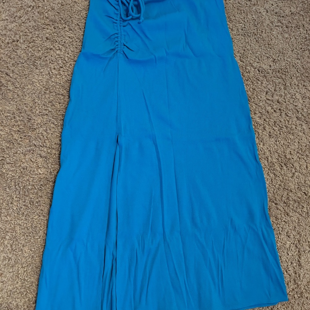 *WORN ONCE * Aerie - Blue Bodycon Midi Skirt